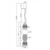 Подвесной светильник Maytoni Pattern MOD267PL-L32CH3K