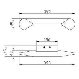 Накладной светильник Maytoni Motion MOD276WL-L8B3K