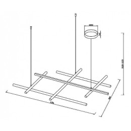 Подвесная люстра Maytoni Radiance MOD278PL-L86G3K