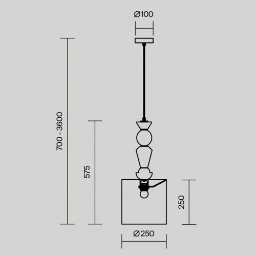 Подвесной светильник Maytoni Comforty MOD298PL-01W2