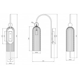 Бра Maytoni Antic MOD302WL-01W