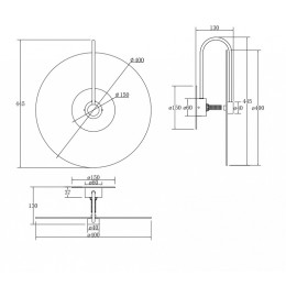 Накладной светильник Maytoni Mare MOD305WL-01CH