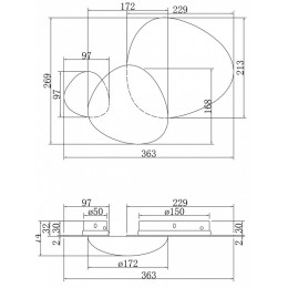 Бра Maytoni Jack-stone MOD314WL-L8G3K