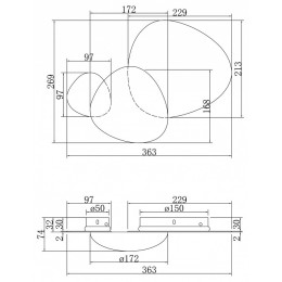 Бра Maytoni Jack-stone MOD314WL-L8N3K