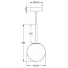 Подвесной светильник Maytoni Basic form MOD321PL-01B