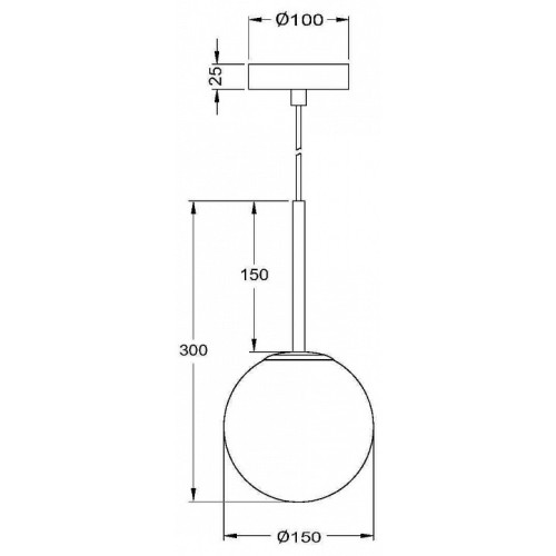 Подвесной светильник Maytoni Basic form MOD321PL-01B