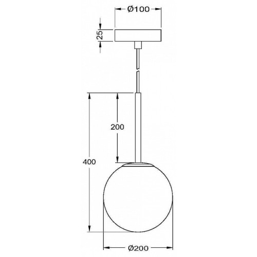 Подвесной светильник Maytoni Basic form MOD321PL-01B1