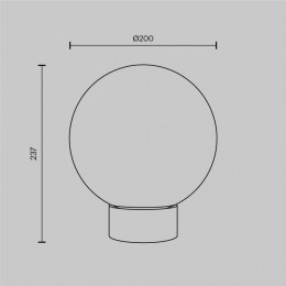 Настольная лампа декоративная Maytoni Basic form MOD321TL-01G3