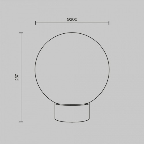 Настольная лампа декоративная Maytoni Basic form MOD321TL-01G3