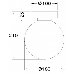 Накладной светильник Maytoni Basic form MOD321WL-01G2
