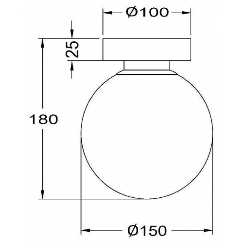 Накладной светильник Maytoni Basic form MOD321WL-01W