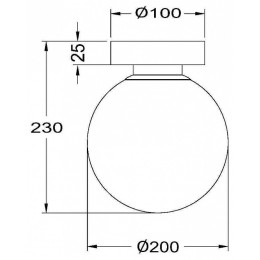 Накладной светильник Maytoni Basic form MOD321WL-01W1