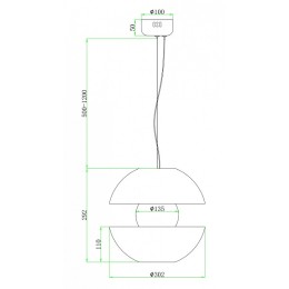 Подвесной светильник Maytoni Rebel MOD322PL-L6B3K