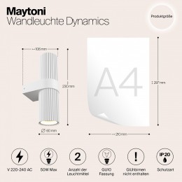 Бра Maytoni Dynamics MOD326WL-02W