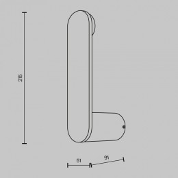 Бра Maytoni Connect MOD356WL-L4B3K