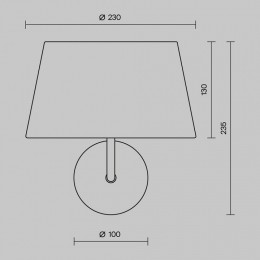 Бра Maytoni Modesto MOD360WL-01B