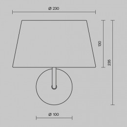 Бра Maytoni  MOD360WL-01BS