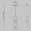 Подвесной светильник Maytoni Brosche MOD362PL-L10GR3K
