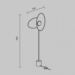 Торшер Maytoni Evolution MOD396FL-L10W3K