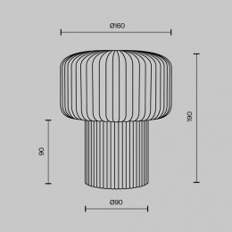 Настольная лампа декоративная Maytoni Omaggio MOD404TL-01GR