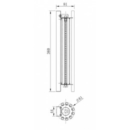 Накладной светильник Maytoni Sonata MOD410WL-L12BS3K