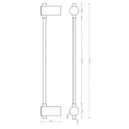 Накладной светильник Maytoni Rotta MOD413WL-L6G3K