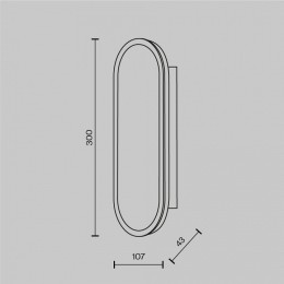 Накладной светильник Maytoni Perlamour MOD429WL-L15BSK