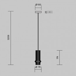 Подвесной светильник Maytoni Pilastro MOD430PL-L5W3K1