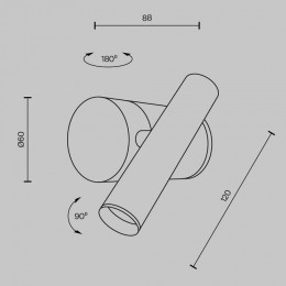 Бра Maytoni Utility MOD433WL-L3N3K1