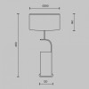 Настольная лампа декоративная Maytoni Glamping MOD437TL-02B