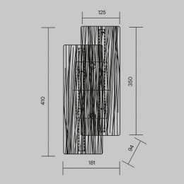 Накладной светильник Maytoni Frostum MOD439WL-L7BSK