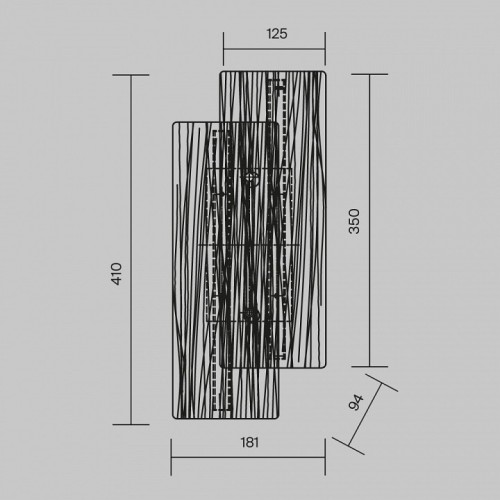 Накладной светильник Maytoni Frostum MOD439WL-L7BSK