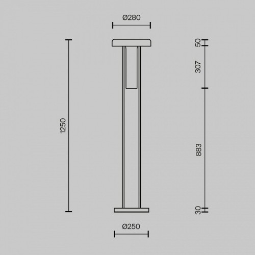 Торшер Maytoni Ikebana MOD463FL-L24B3K