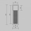 Накладной светильник Maytoni Golthic MOD474WL-L20B3K