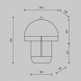 Настольная лампа декоративная Maytoni Hope MOD479TL-L14W3K