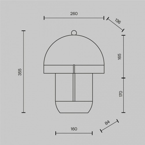 Настольная лампа декоративная Maytoni Hope MOD479TL-L14W3K