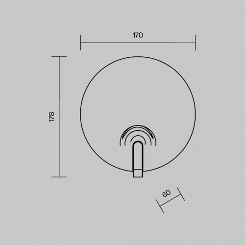 Бра Maytoni Regatta MOD481WL-L5BS3K