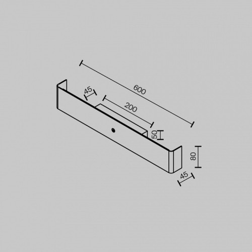 Накладной светильник Maytoni Bracket MOD492WL-L12BK