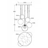 Подвесной светильник Maytoni Basic form MOD521PL-05G