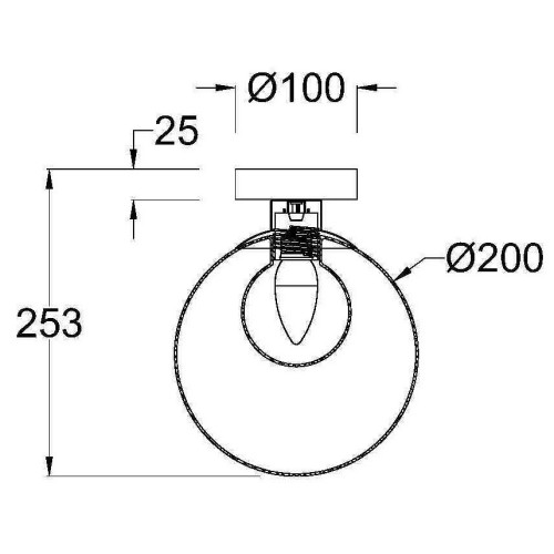 Накладной светильник Maytoni Basic form MOD521WL-01G3