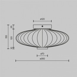Накладной светильник Maytoni Amulet MOD555WL-L4G3K