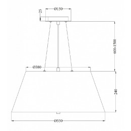 Подвесной светильник Maytoni Bergamo MOD613PL-03CH