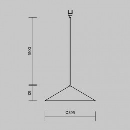 Подвесной светильник Maytoni Campana O-TR01-1-P-12WB3K