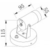 Спот Maytoni Scope O025WL-01B