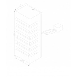 Накладной светильник Maytoni Remsa O034WL-02B