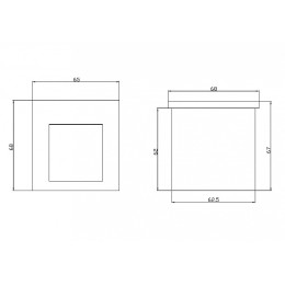 Встраиваемый светильник Maytoni Arca O038-L3B