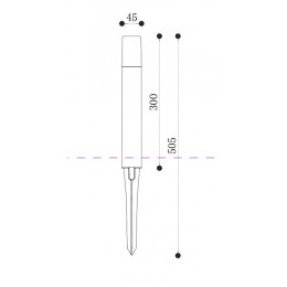 Наземный низкий светильник Maytoni Talpa O416FL-L3B3K1