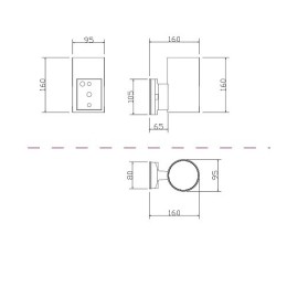 Светильник на штанге Maytoni Rando O419WL-01W