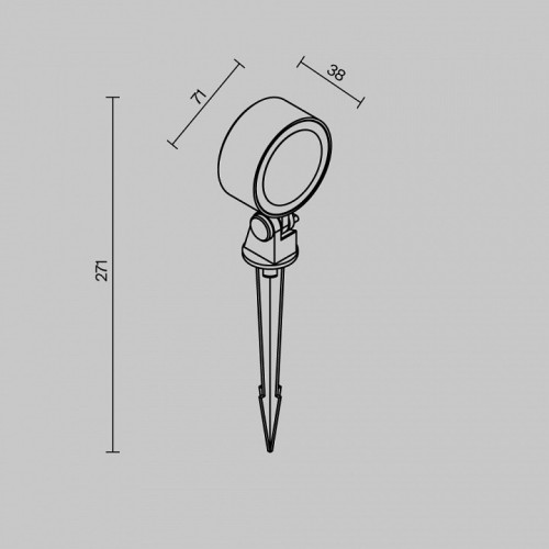 Наземный низкий светильник Maytoni Core O495FL-L10B3K