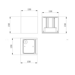 Накладной светильник Maytoni Fulton O572WL-L20B3K